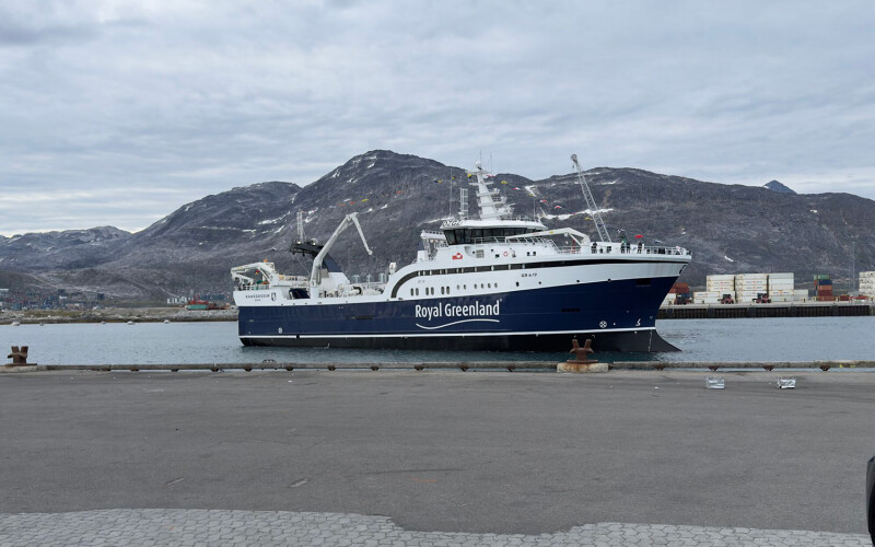 The Kaassassuk shrimp-fishing vessel