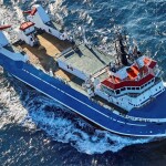 A Clearwater Seafoods fishing vessel