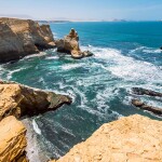 Cliffside at the Paracas National Reserve in Peru