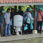 eFishery feeders used by farmers