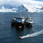 Three Aker QRILL fishing vessels