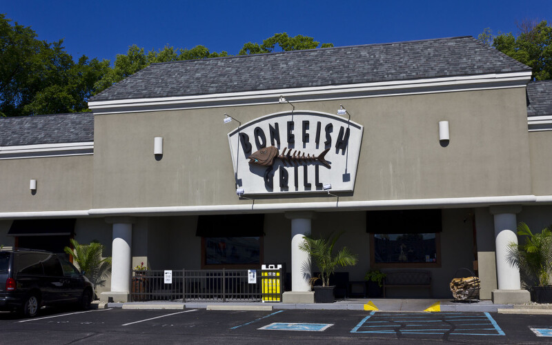 The exterior of a Bonefish Grill
