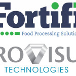 The logos of Fortifi Food Processing Solutions and Provisur Technologies
