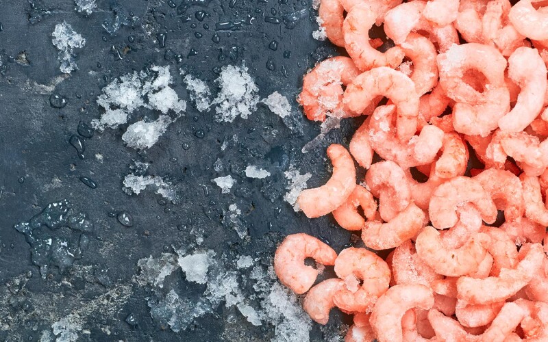 frozen shrimp