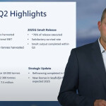 Kaldvik CEO Vider Aspehaug presenting the company's results