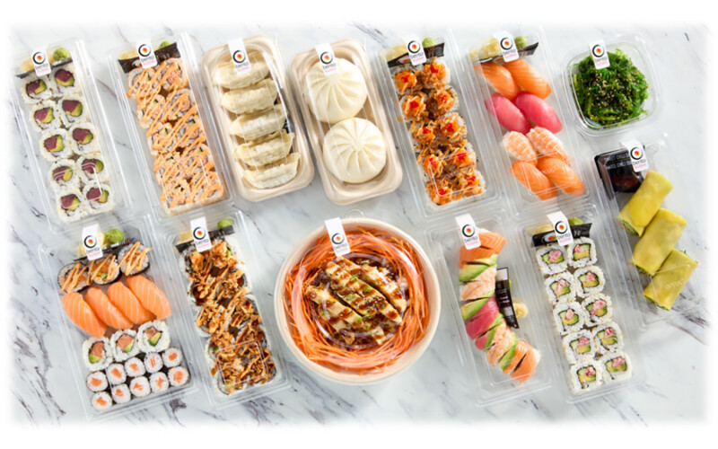Bento Inc. sushi spread