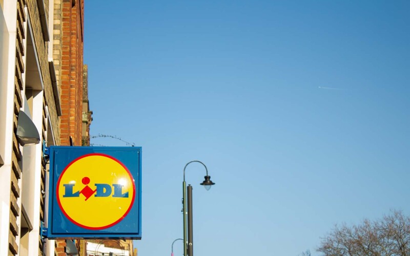 A Lidl store in London, U.K.