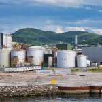 A fishmeal and fish oil production plant in Norway