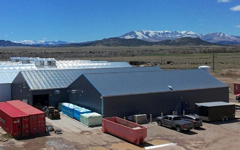 Forever Young Aquaponics' aquaculture facility in Colorado