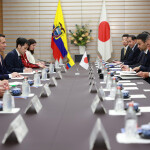 Ecuadorian and Japanese officials fleshing out the details of their joint MoU