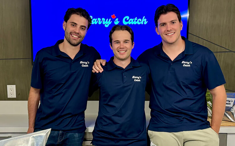 Larry's Catch Co-Founders (from left to right) Javier Mejorada, James Quinn, and Glen Creaser
