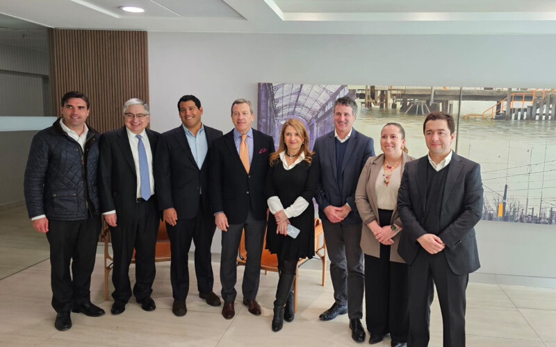 Camanchaca reps after the signing of the refinancing agreement