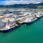An aerial view of Sealord's operations in New Zealand