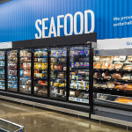 The seafood department at a Walmart in Apex, North Carolina, U.S.A.