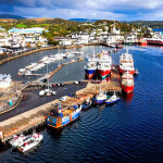 Killybegs Harbor in County Donegal, Ireland