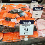 A seafood counter at Australian retailer Woolworths