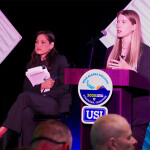 Northern Economics Economist Melissa Errend presenting at the 2025 Association of Genuine Alaska Pollock Producers’ (GAPP) annual meeting