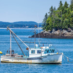 A Maine lobster boat