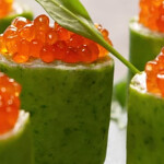 Echo Falls wasabi salmon caviar