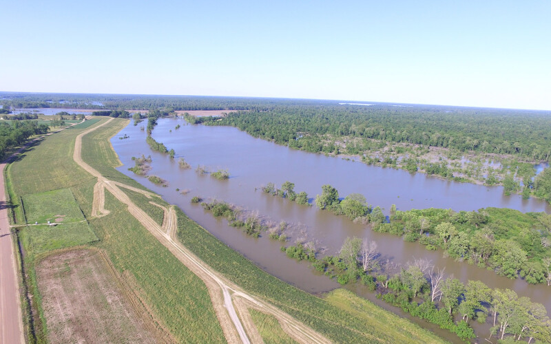 Flooding on the Mississippi River