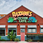 The front facade of a Razzoo's Cajun Cafe