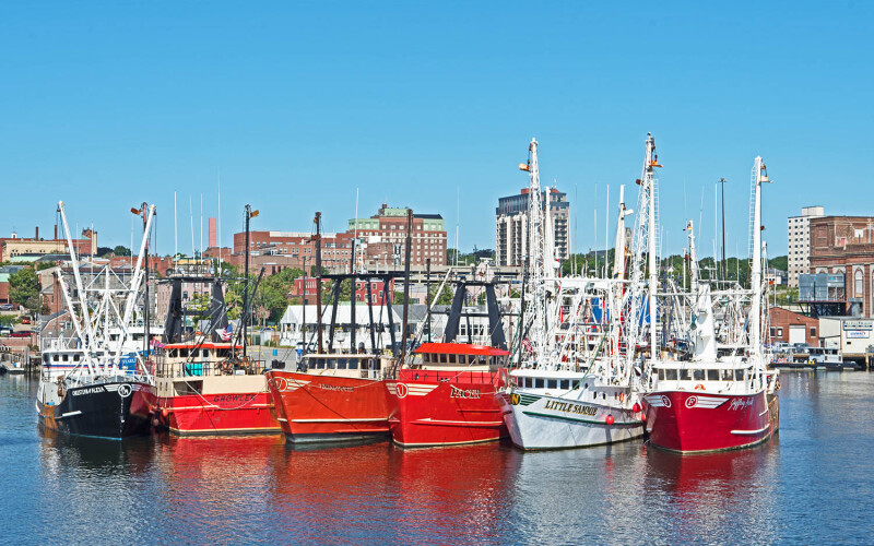 Fishing vessels in New Bedford