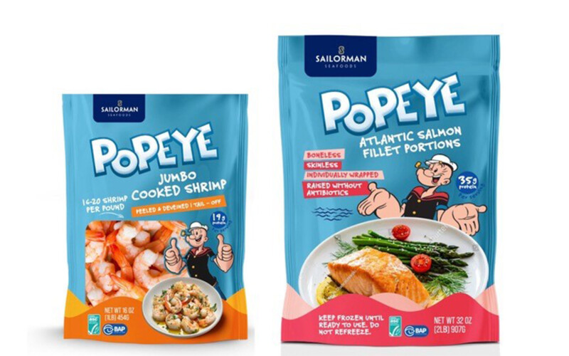 Noronha Pescados' Popeye Seafood branded products