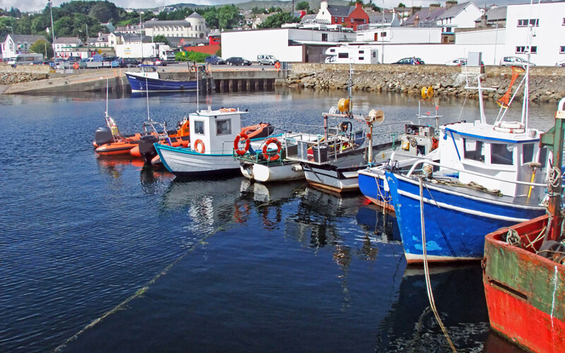Fishing vessels in Killybegs Harbor
