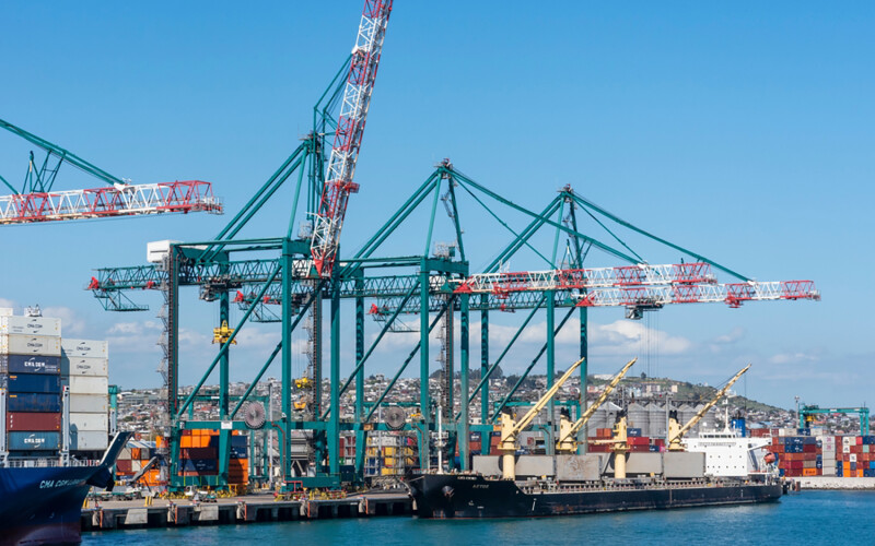 The Port of San Antonio in Chile