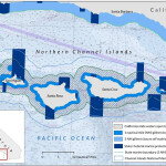 A map of the Channel Islands showing where gillnets were still allowed