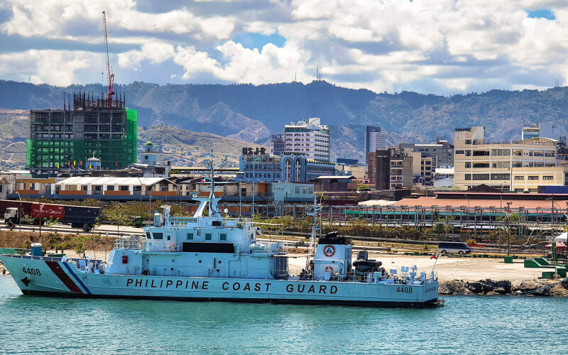 A Philippines Coast Guard vessel