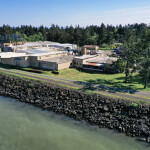 An aerial view of Pacific Bio Products' facility in Warrenton, Oregon.