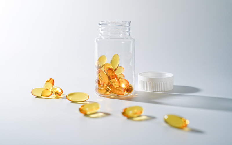 Supplements in a jar