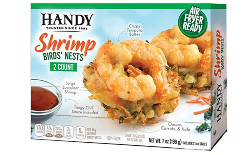 Handy Seafood's new Shrimp Birds' Nests product