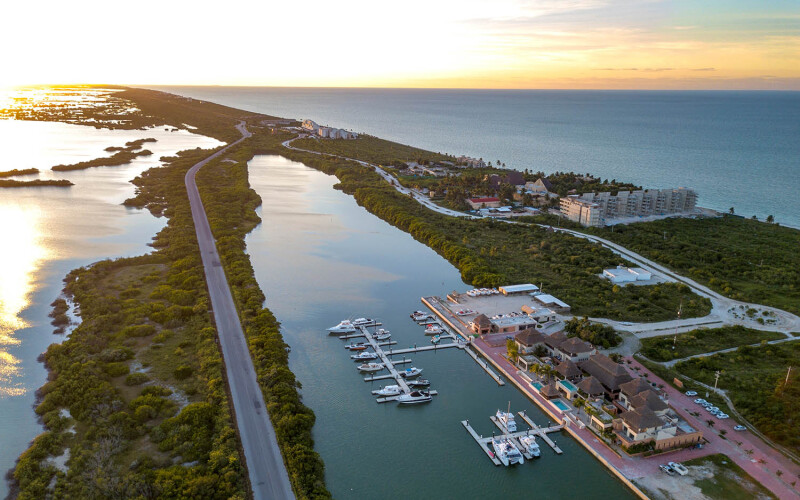 Telchac Puerto, Yucatan, Mexic