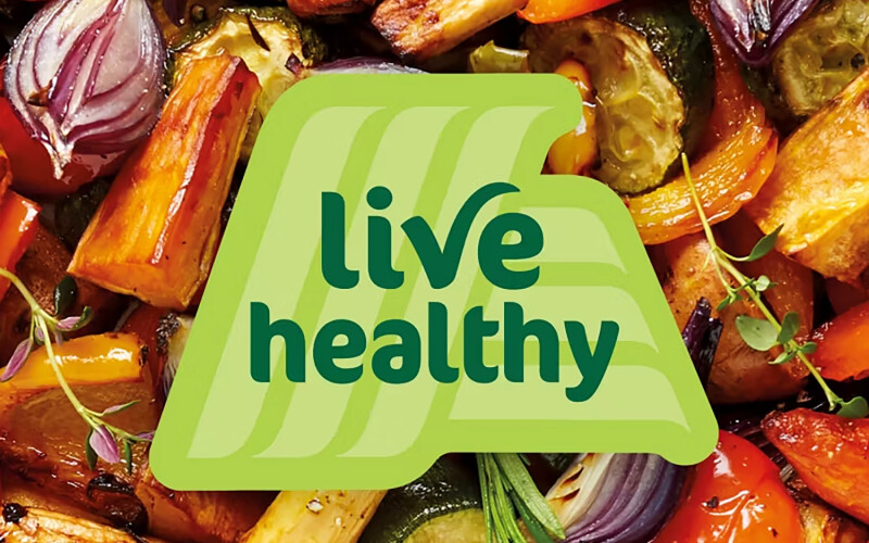 Aldi's new Live Healthy logo