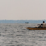 A Tanzanian fisher on Lake Victoria