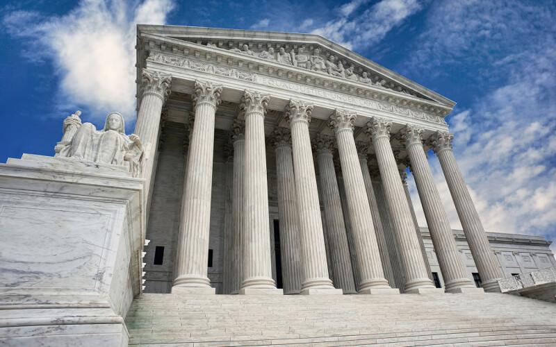 The exterior of the U.S. Supreme Court
