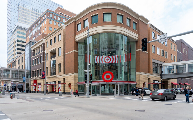 Target headquarters in Minneapolis, Minnesota, U.S.A.