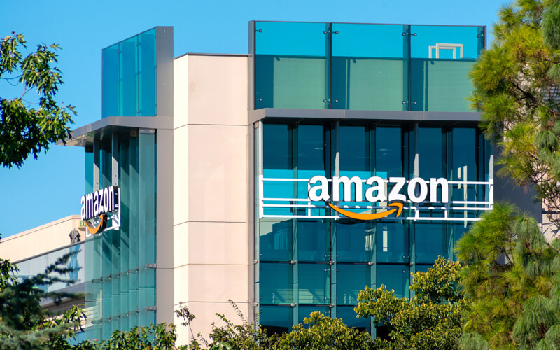 Amazon's corporate campus in Palo Alto, California, U.S.A.