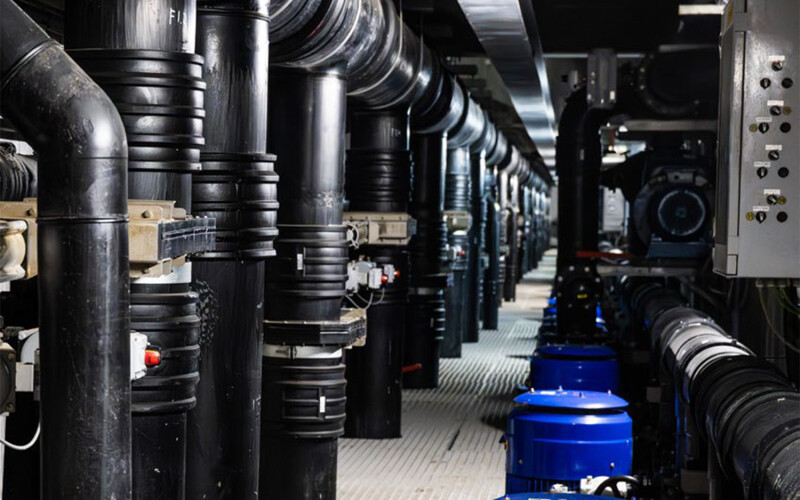 The interior of Kingfish Company's RAS facility