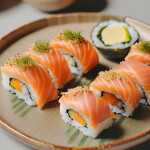 salmon sushi