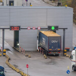 A border control stop in Germany