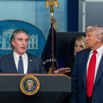 Doug Burgum and President Trump, talking about things