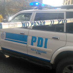 A Chilean PDI car at a crime scene
