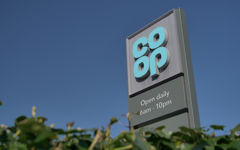 A Co-op grocery store in Peterborough, U.K.