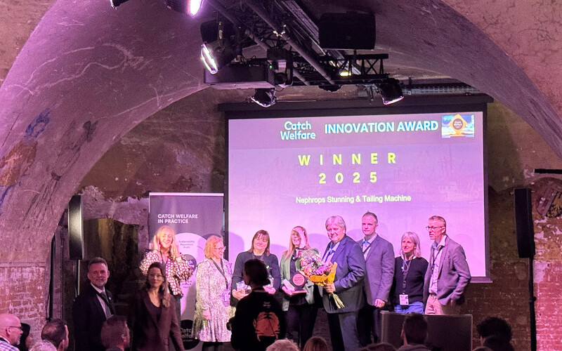 Optimar and team receiving award