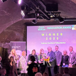 Optimar and team receiving award