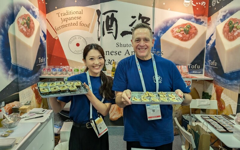 Shiino Foods exhibited their shuto and other seafood products at Seafood Expo Asia in Singapore