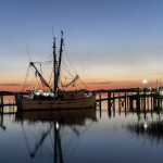 A shrimping vessel in South Carolina
